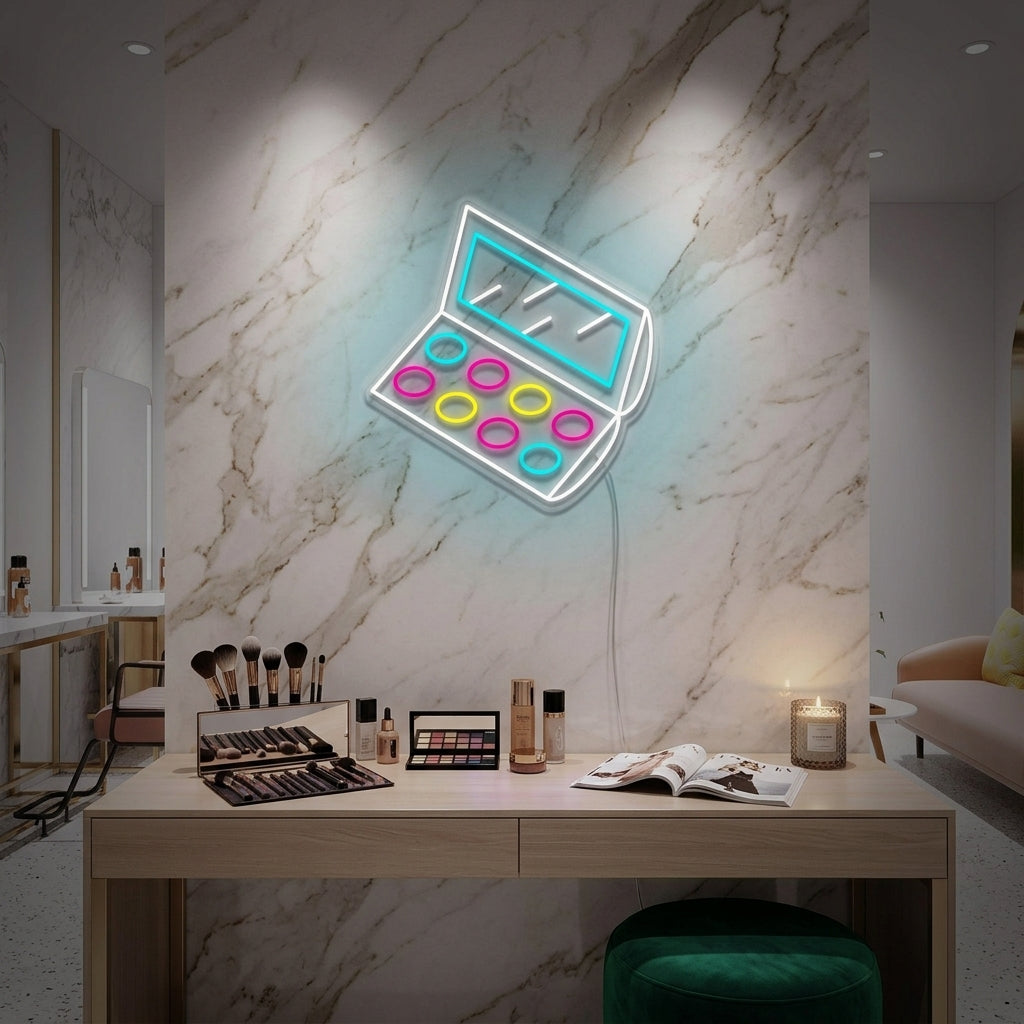 "Eyeshadow Palette" Neon Sign