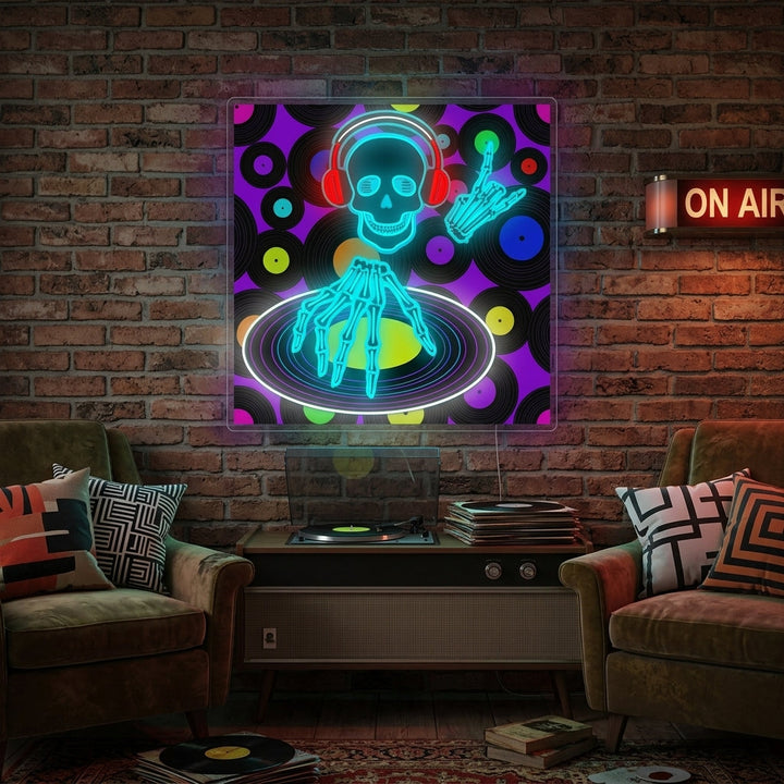 "Music Flyer" Neon Sign