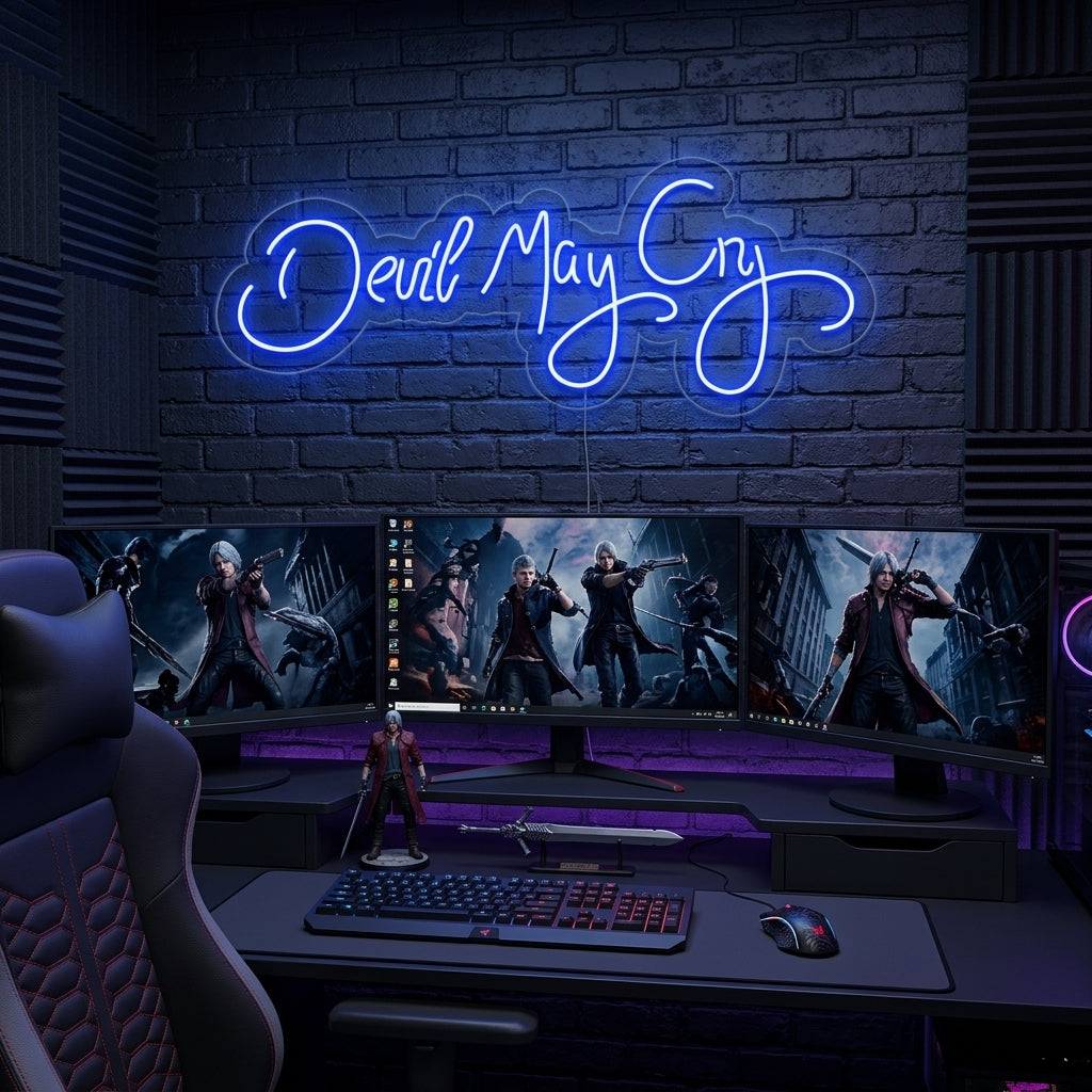 "Devil May Cry, Game Wall Art" Neon Sign
