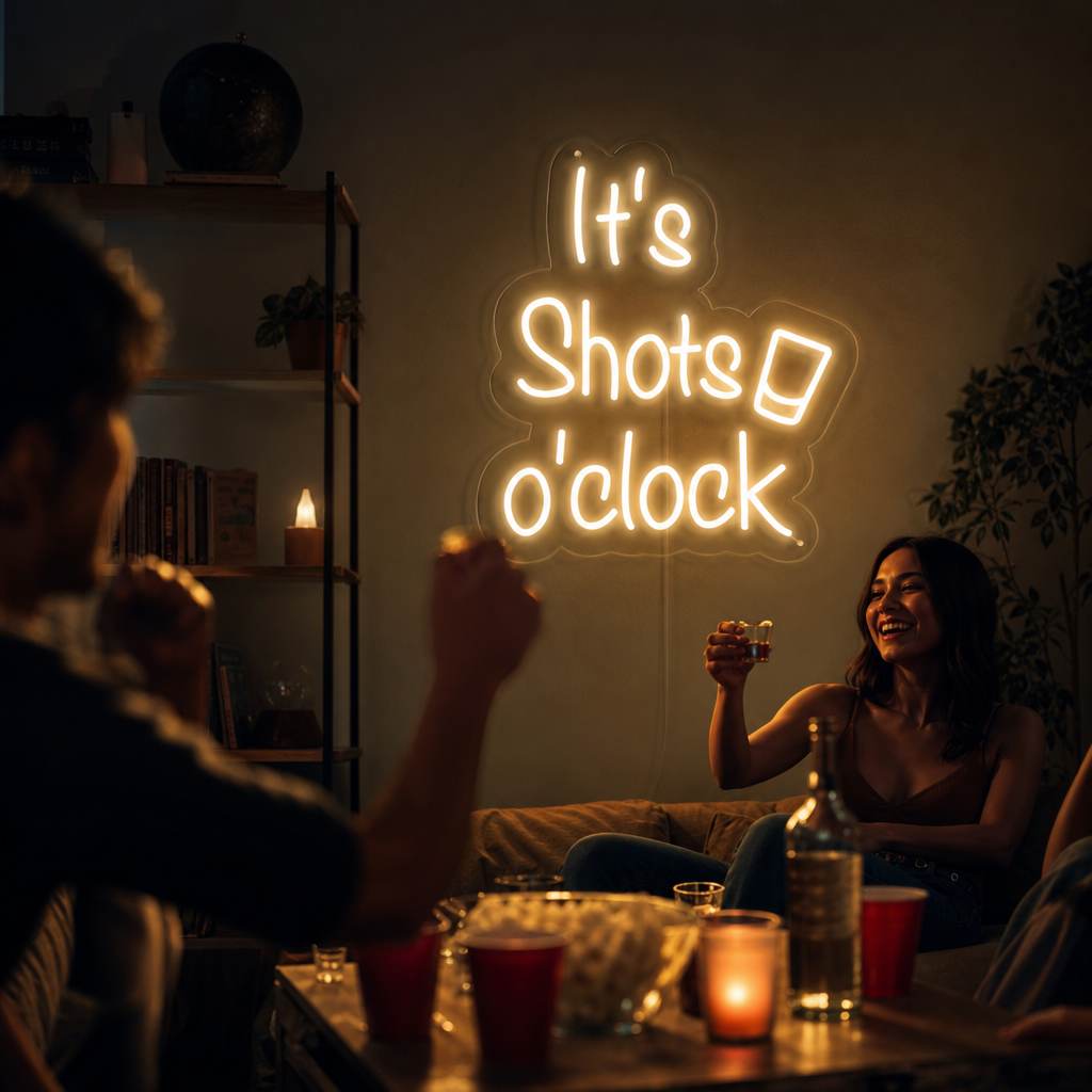 "its Shots oClock Bar" Neon Sign