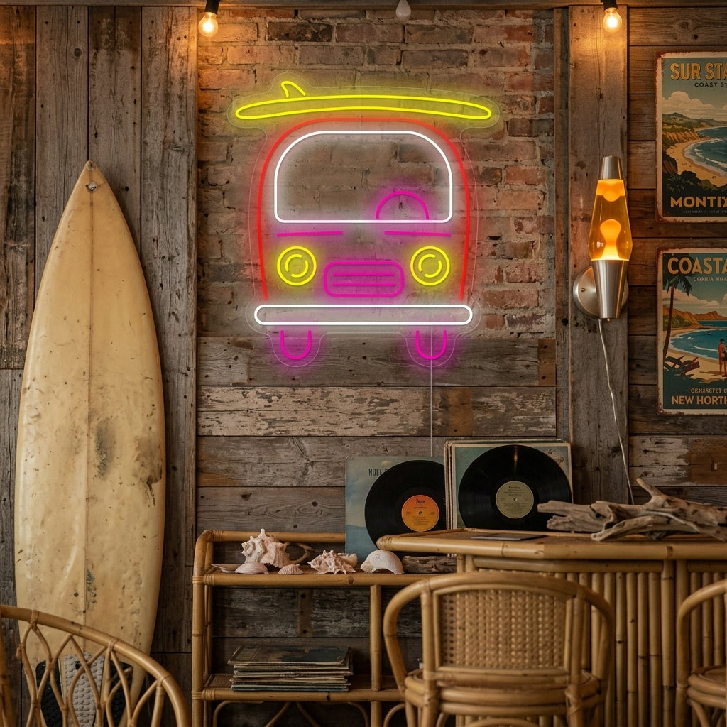 "Bus" Neon Sign