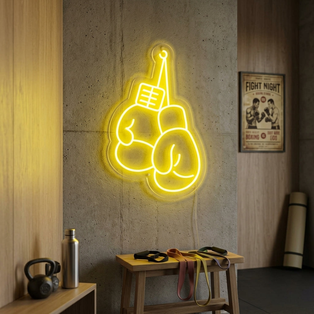 "Boxing Gloves" Neon Sign