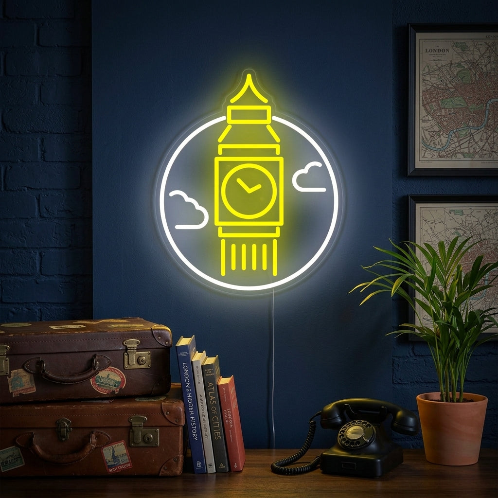 "London Big Ben" Neon Sign