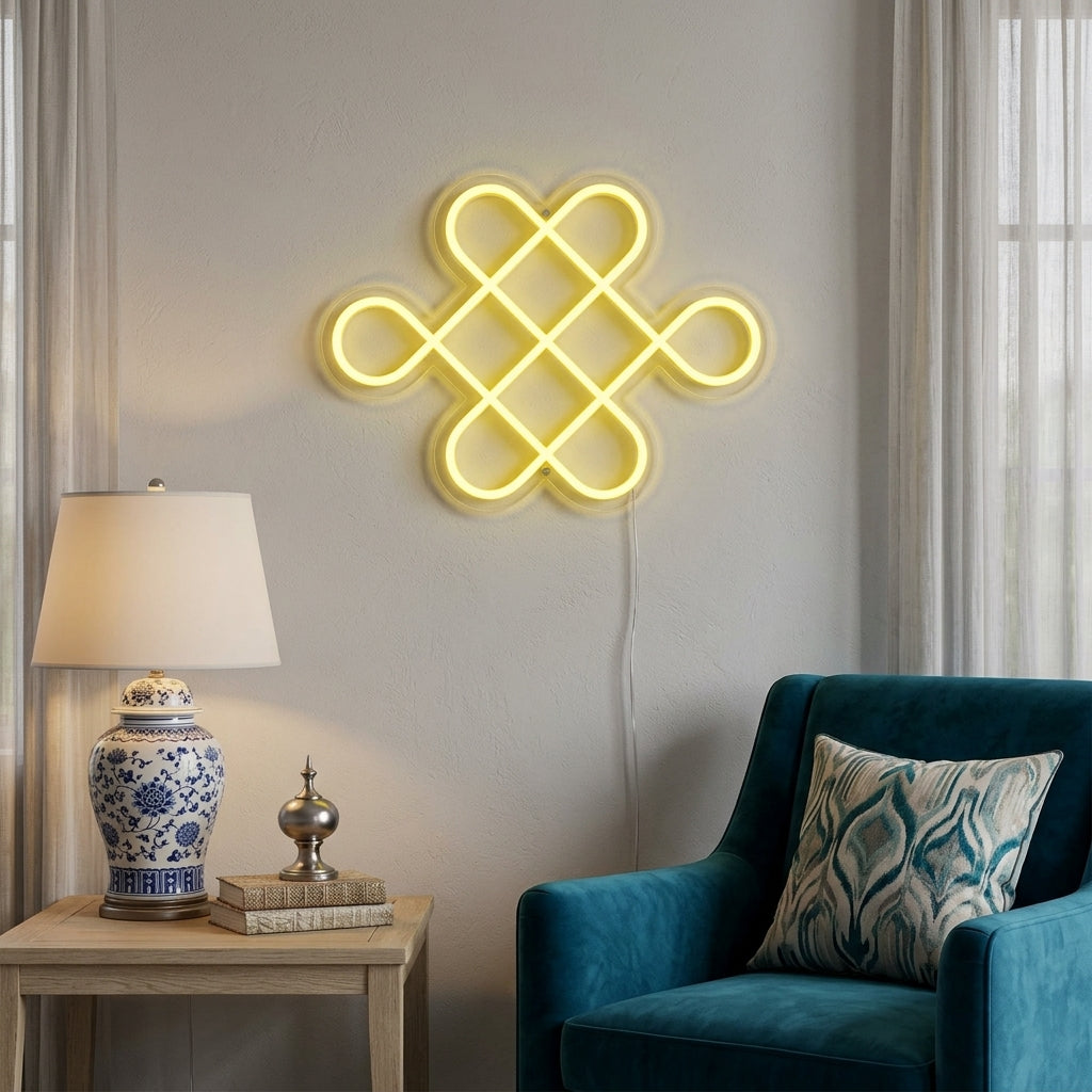 "Chinese Element Emblem" Neon Sign