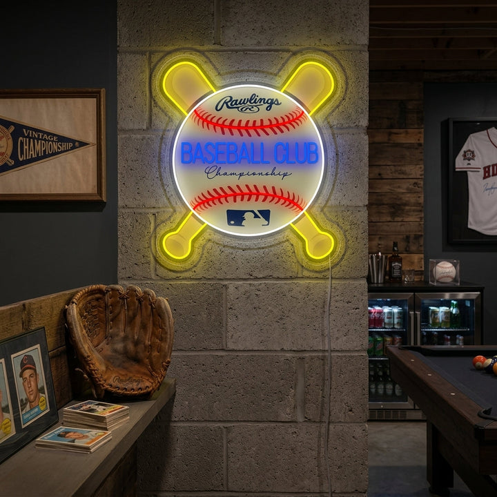 "Baseball Club" Neon Sign