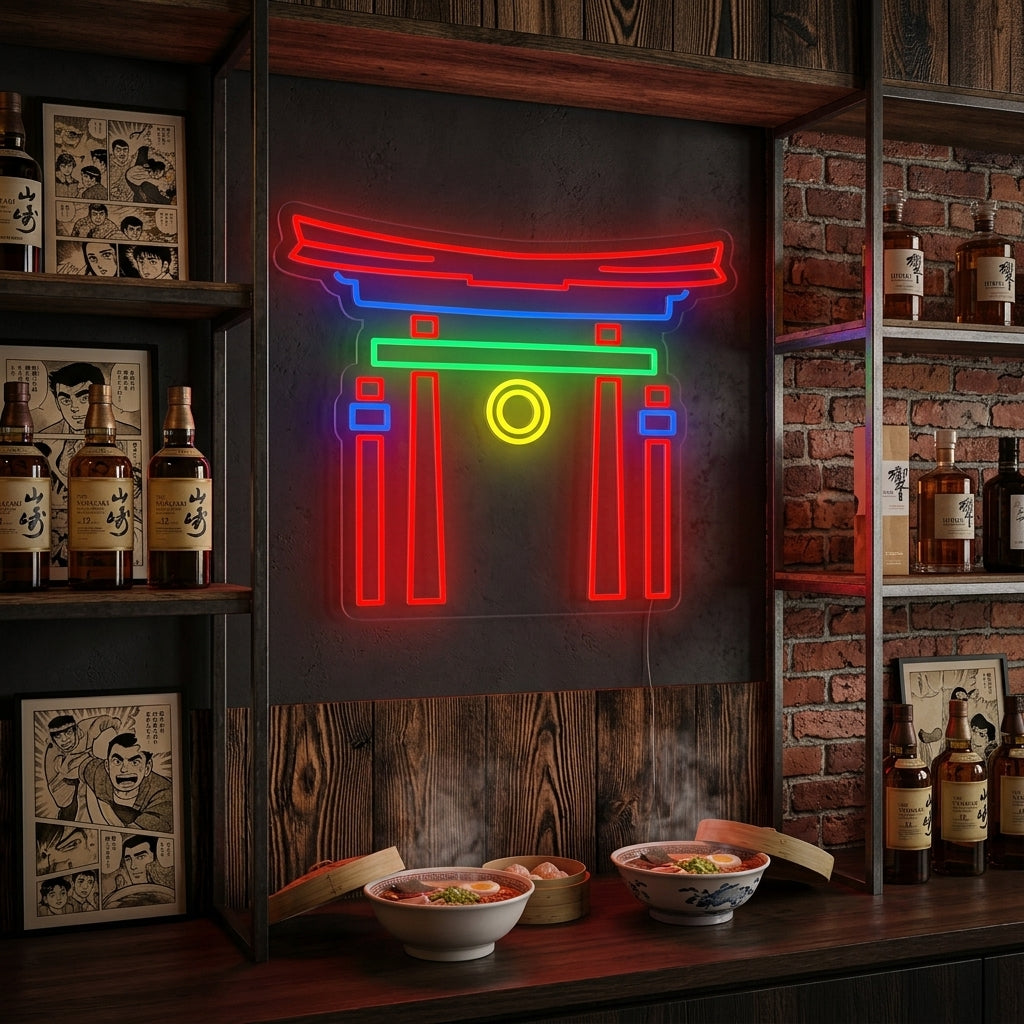 "Japanese Torii Gate" Neon Sign