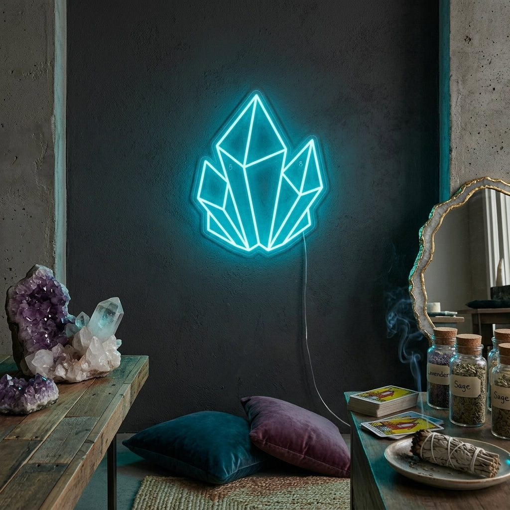 "Crystal" Neon Sign
