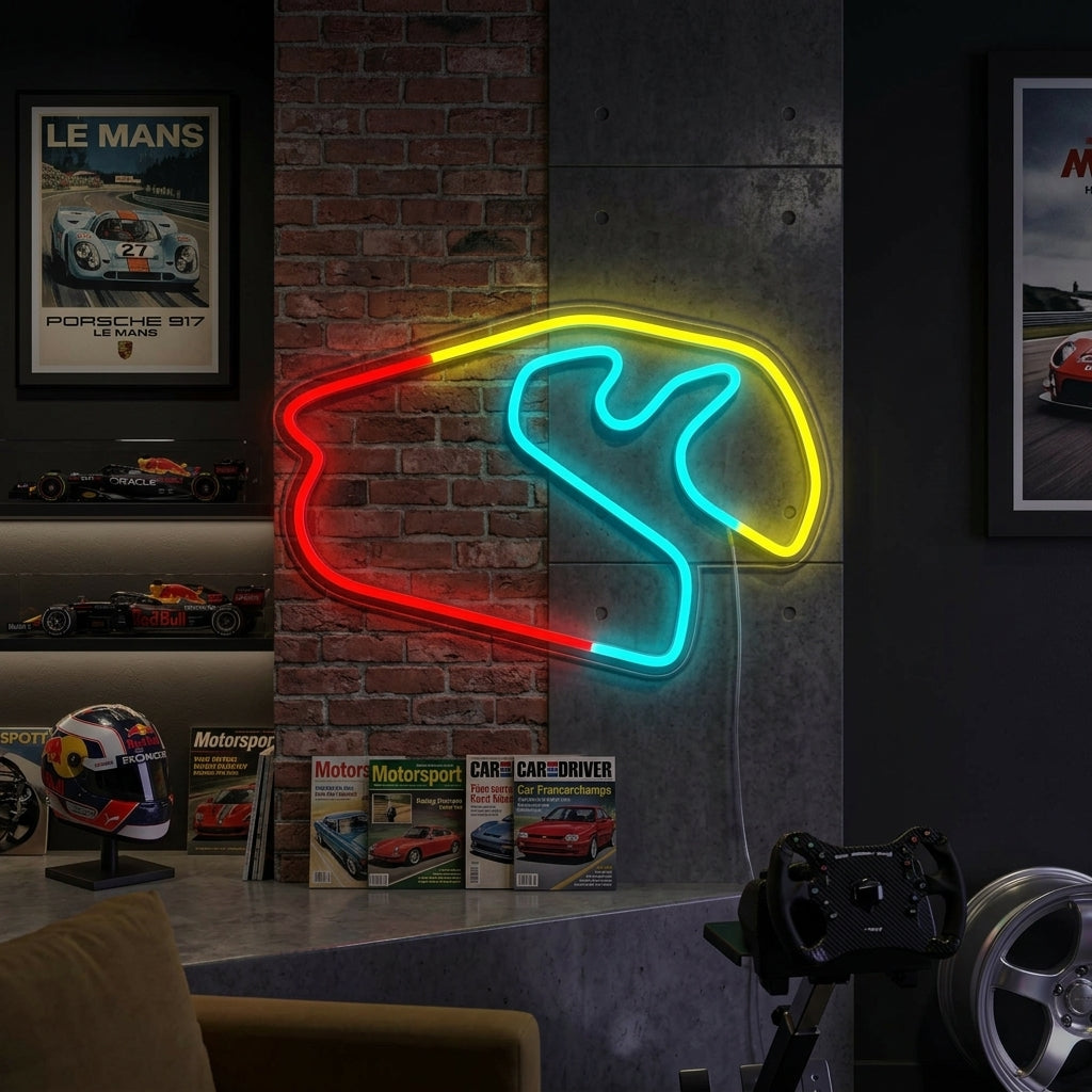 "Brazilian F1 Race" Neon Sign