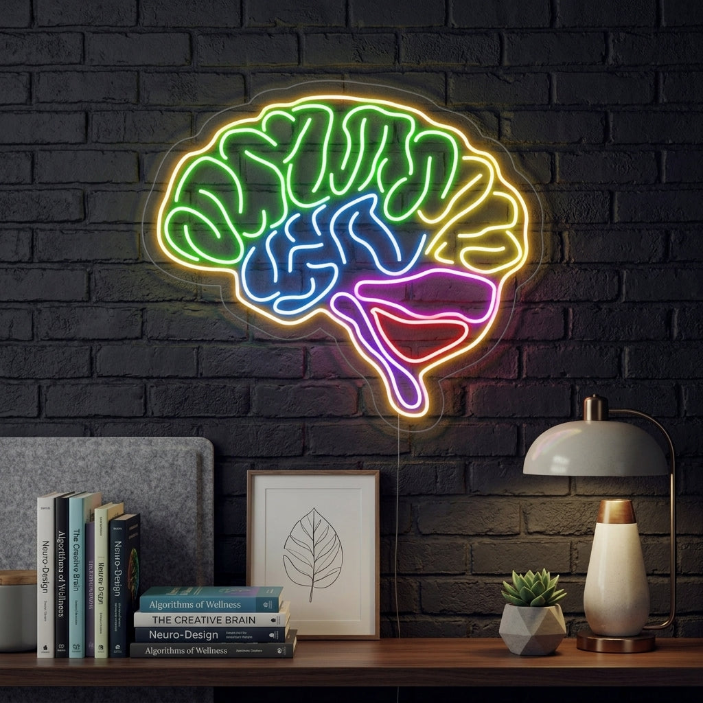 "Brain Model" Neon Sign