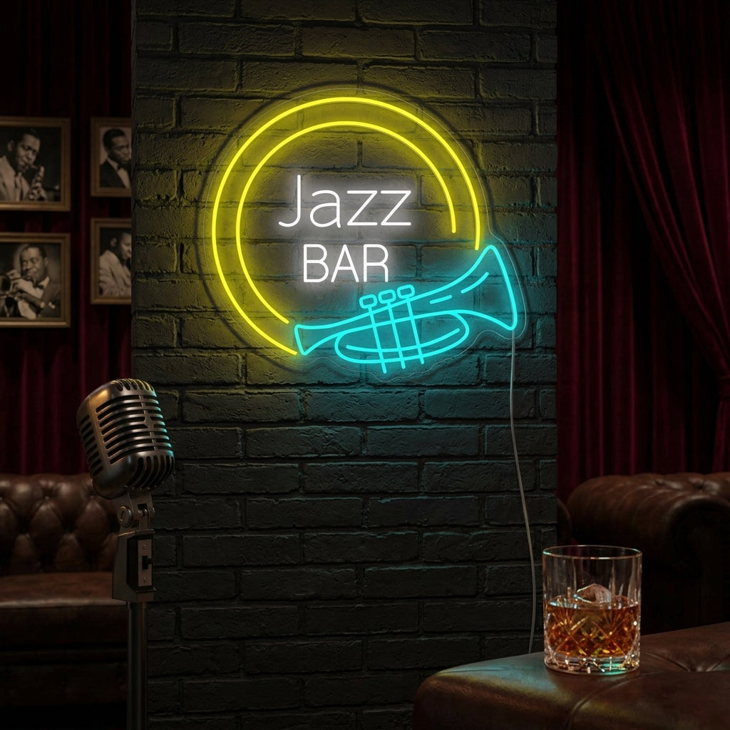 "Jazz Bar" Neon Sign