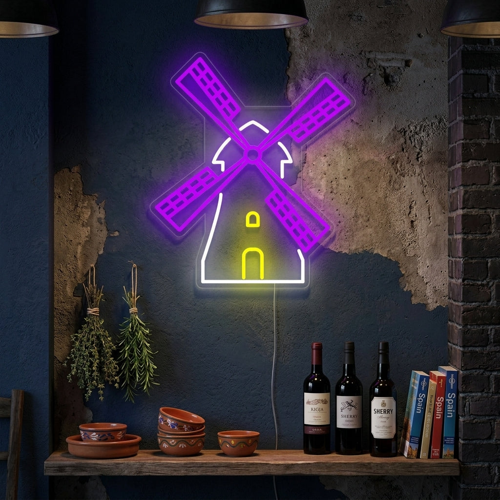 "Spain Consuegra" Neon Sign