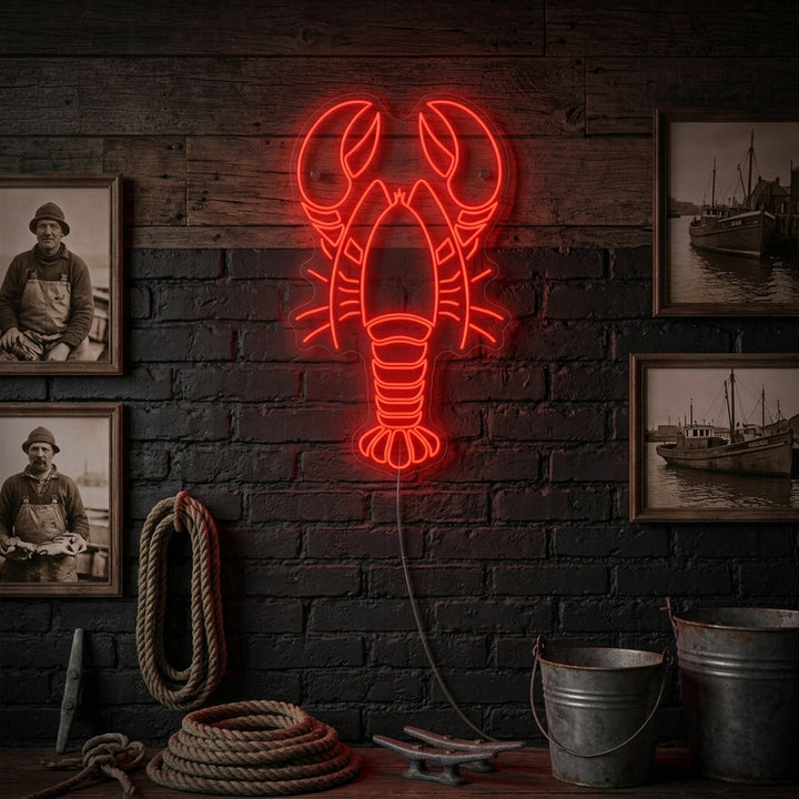 "Lobster" Neon Sign