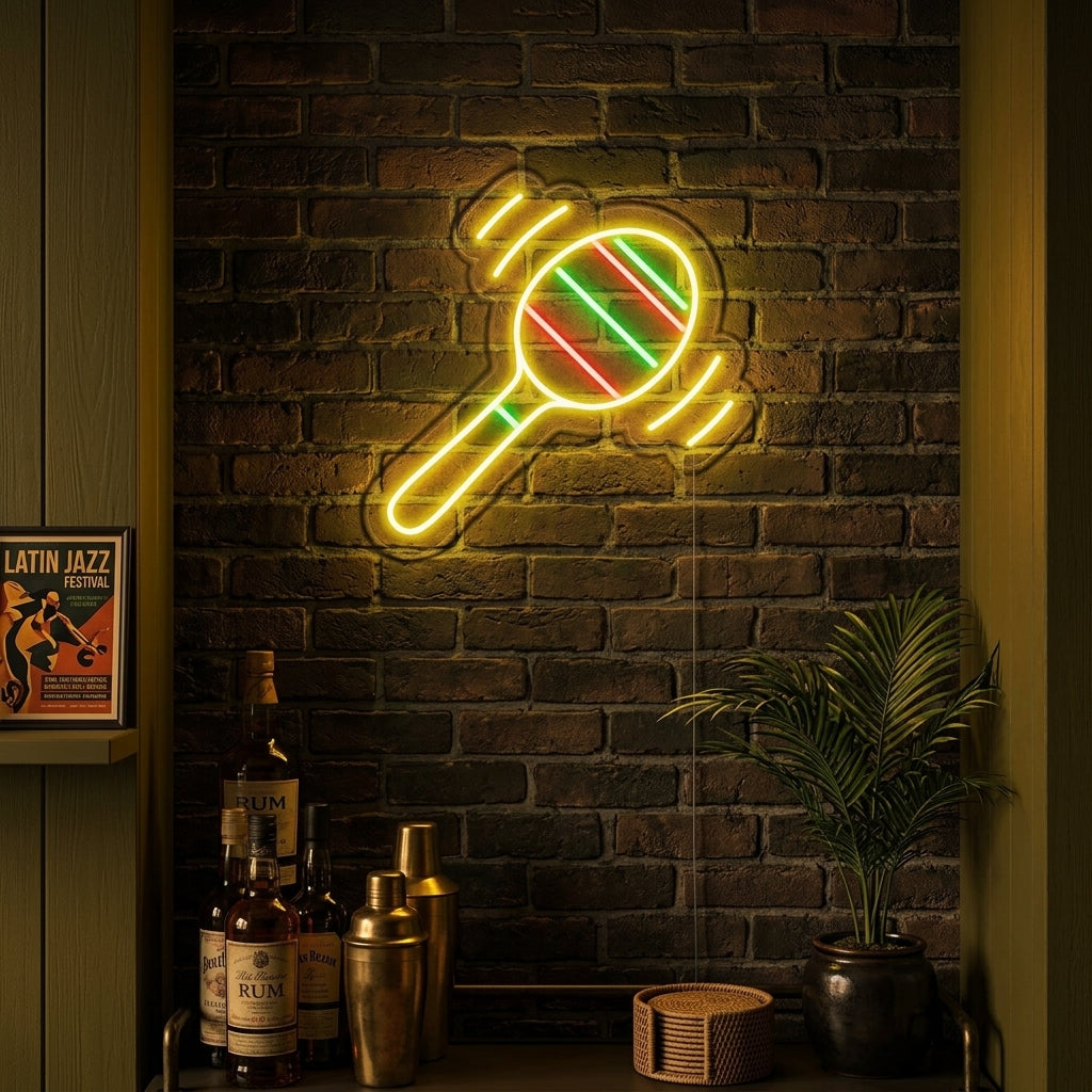"Maraca" Neon Sign