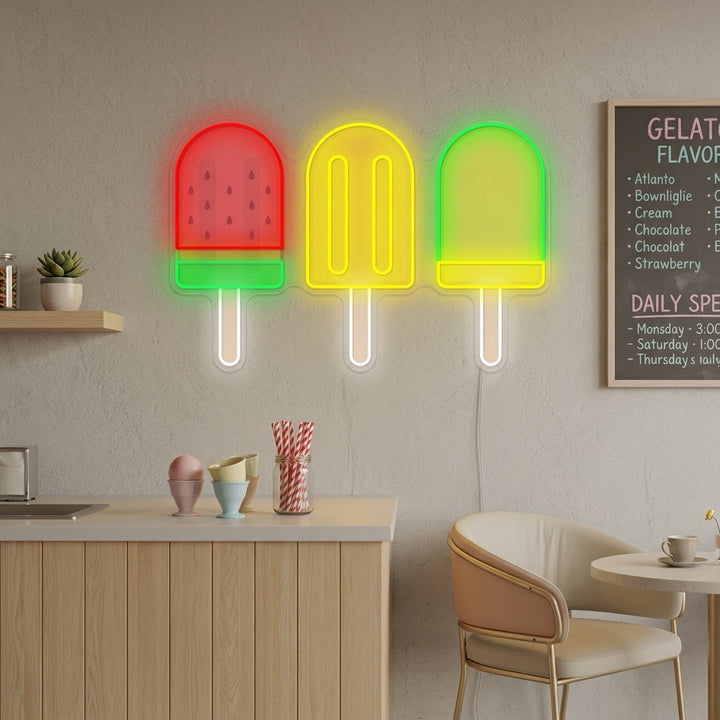 "Ice Cream Bar" Neon Sign