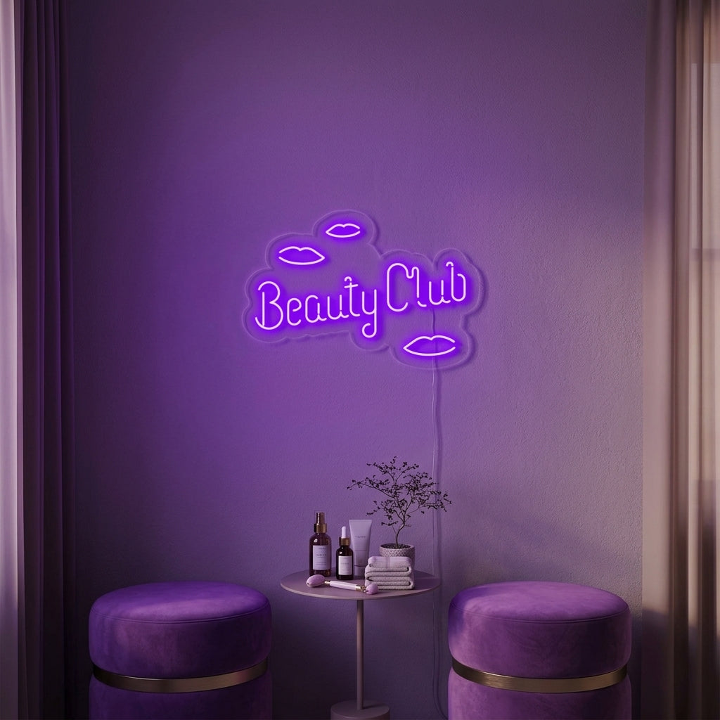 "Beauty Club" Neon Sign