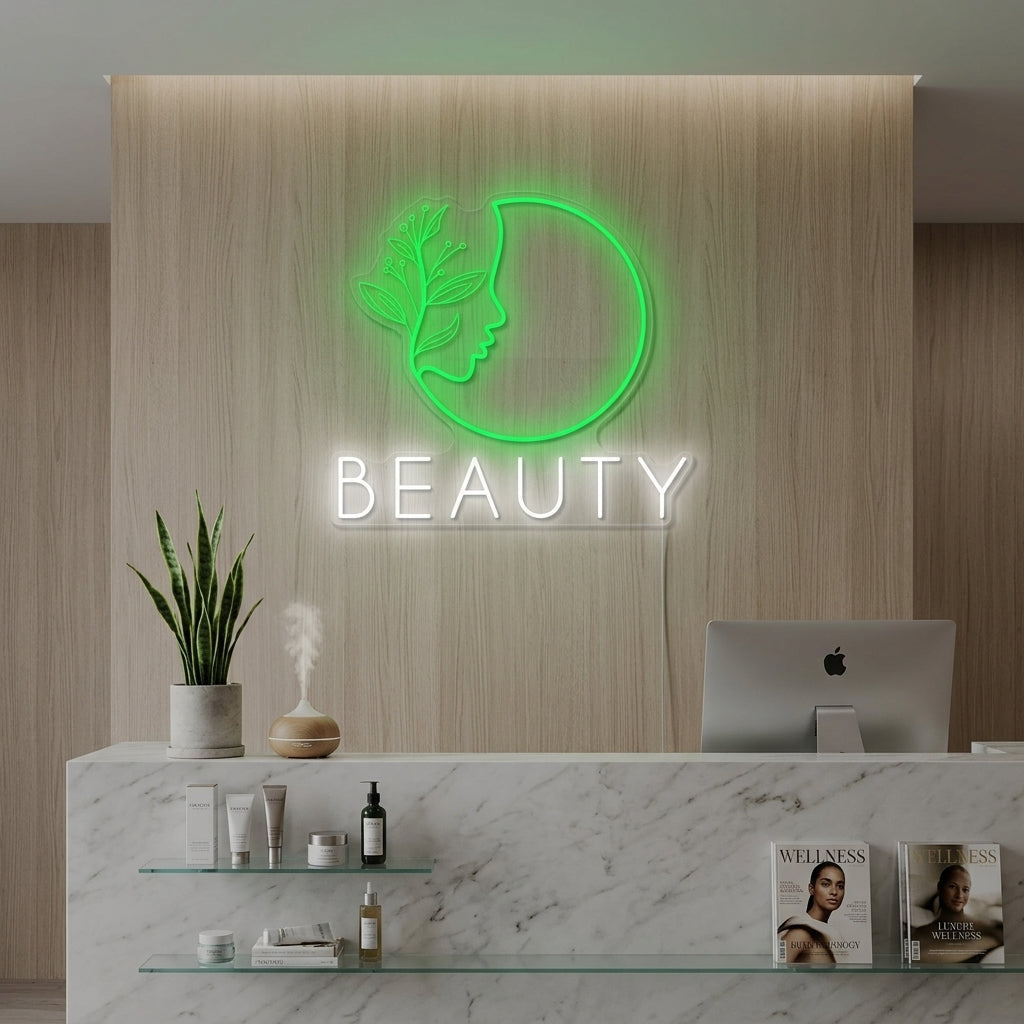 "Beauty Spa Logo" Neon Sign