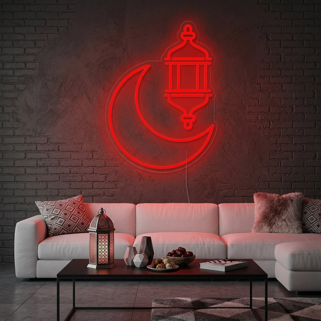 "Ramadan Kareem Cover Arabic Holiday" Neon Sign