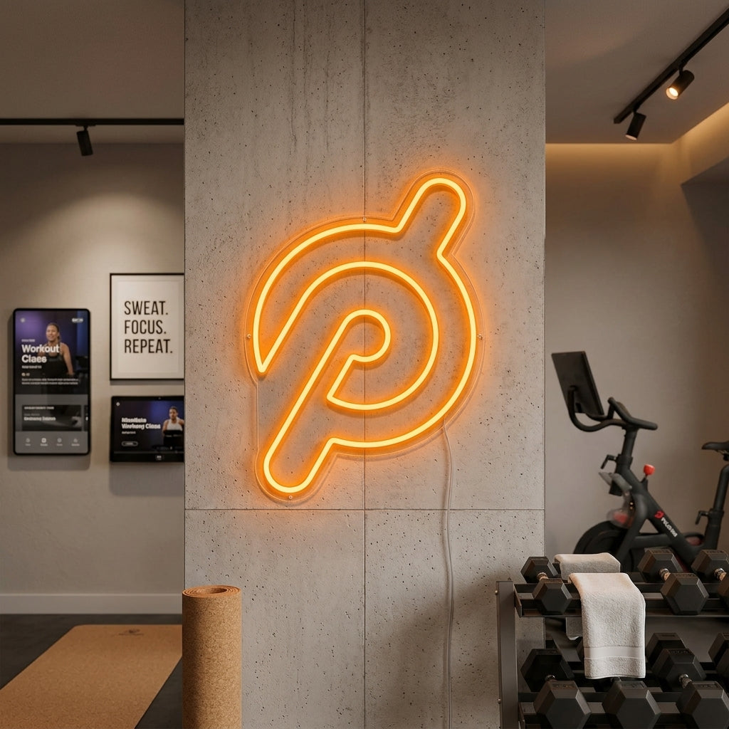 "Home Fitness GYM Decor" Neon Sign