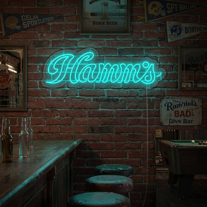 "Hamms Pub Store Beer Bar" Neon Sign