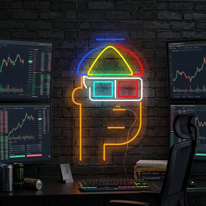 "NFT Monkey" Neon Sign