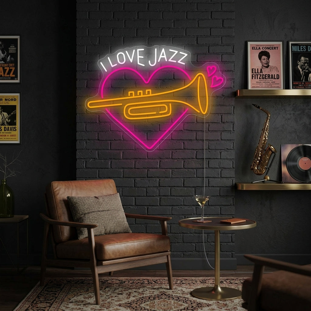 "Jazz Music" Neon Sign