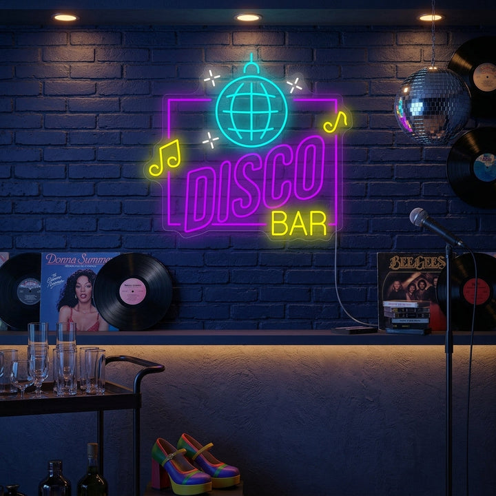 "Disco Bar" Neon Sign