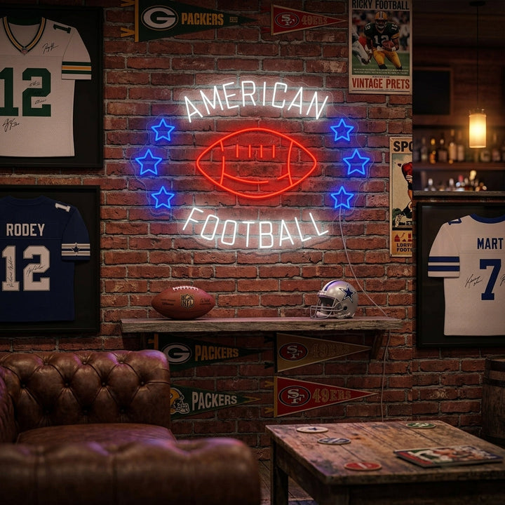"American Football" Neon Sign