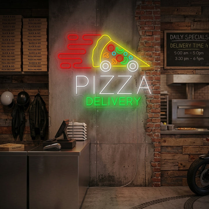 "Pizza Delivery" Neon Sign