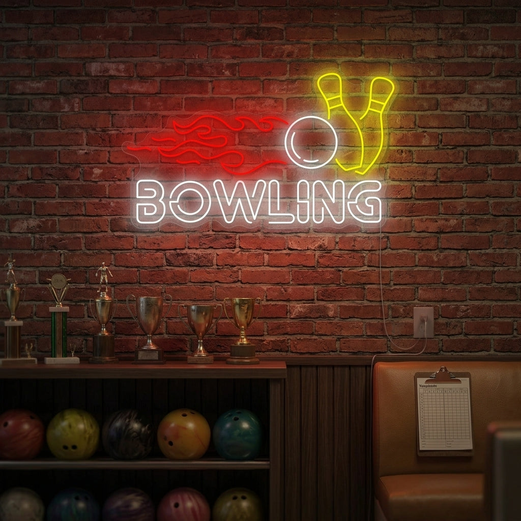 "Bowling" Neon Sign