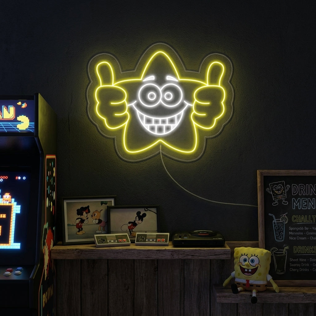 "Good Job Star" Neon Sign