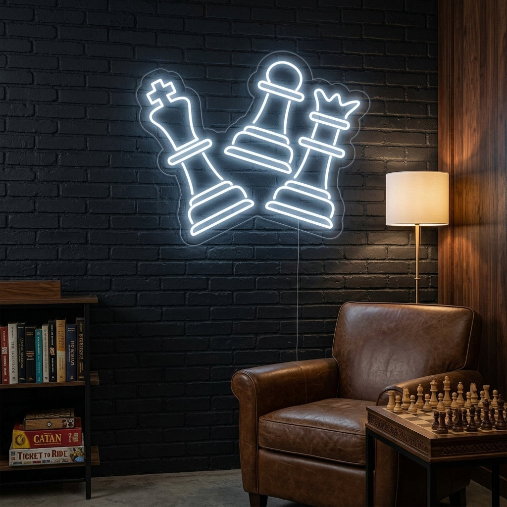 "Chess" Neon Sign