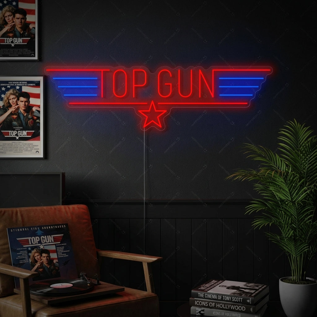 "Top Gun" Neon Sign