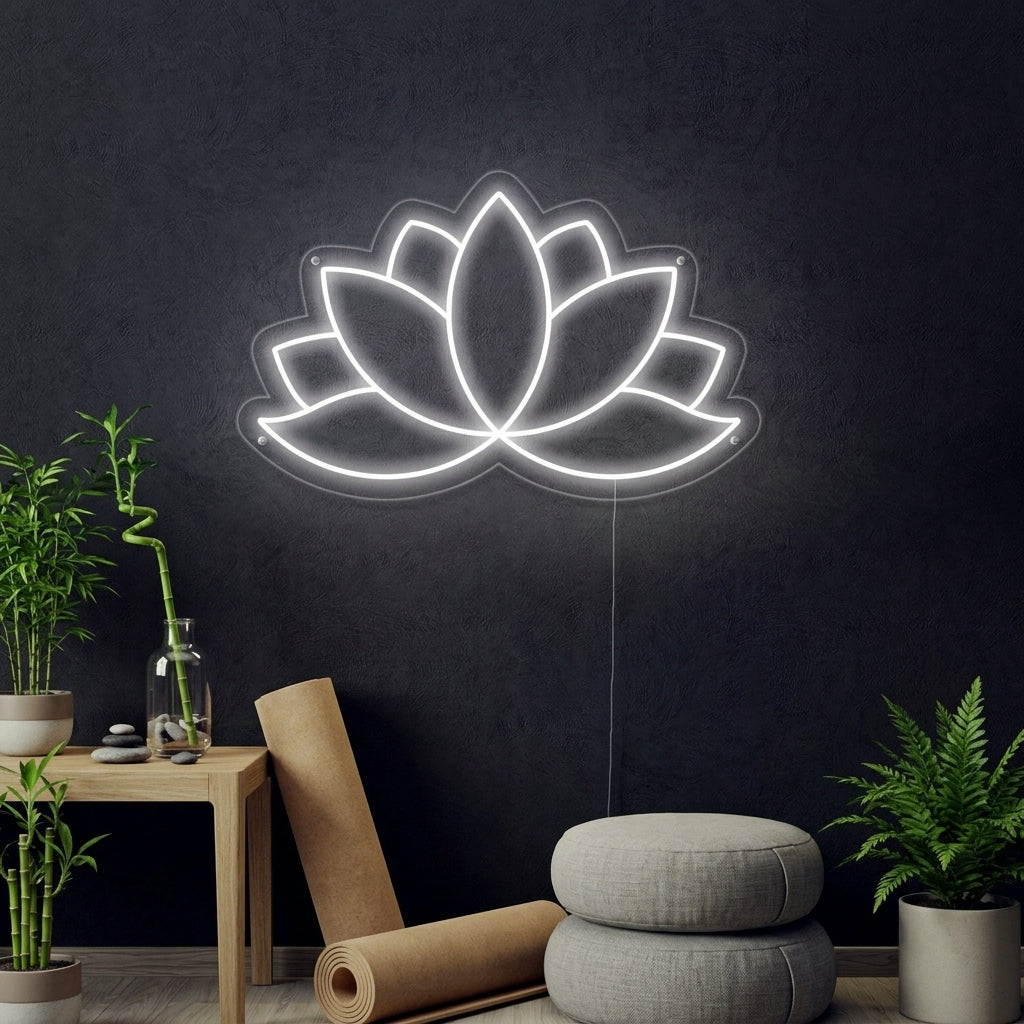"Lotus Flower" Neon Sign