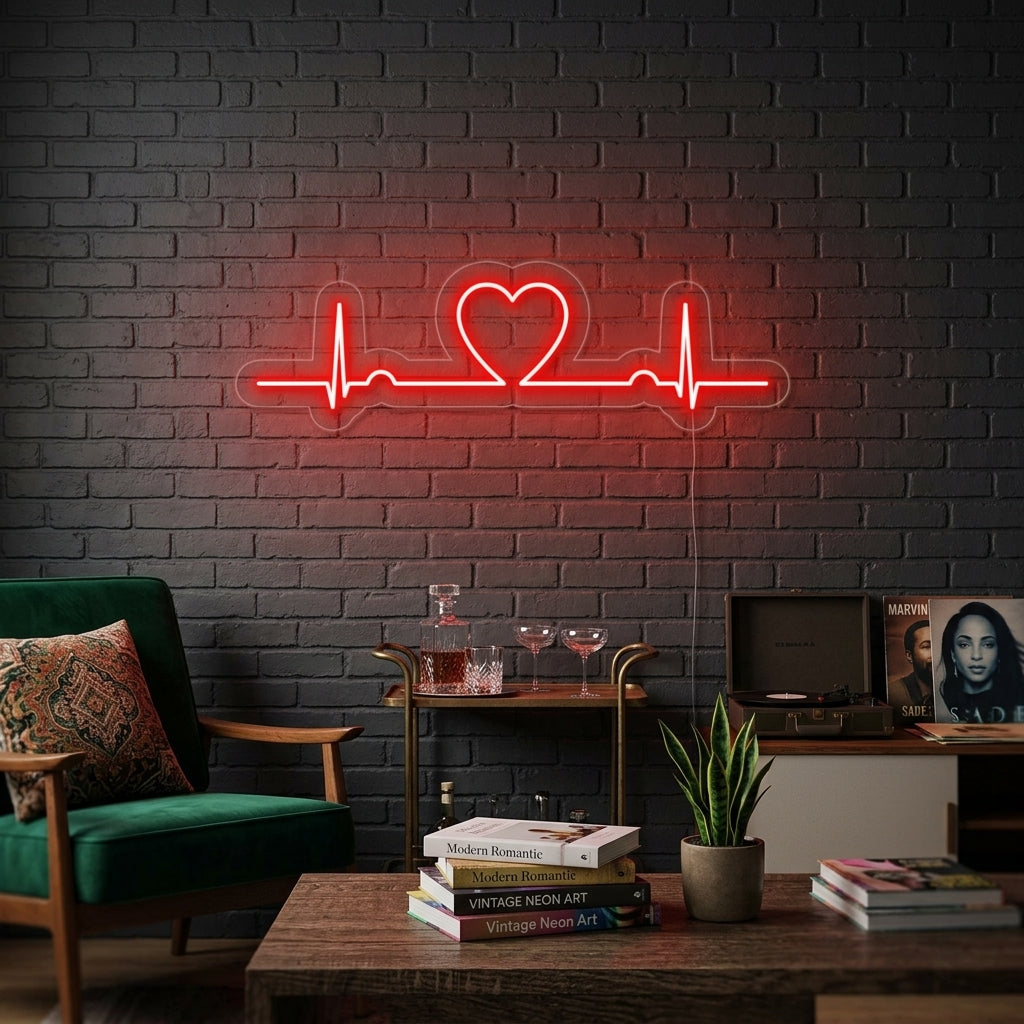 "Love Beat" Neon Sign