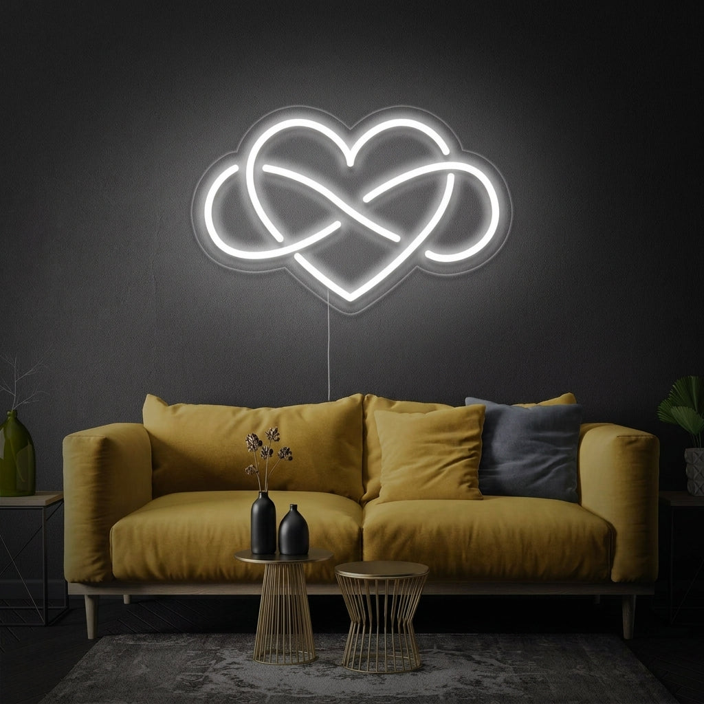 "Infinity Heart" Neon Sign