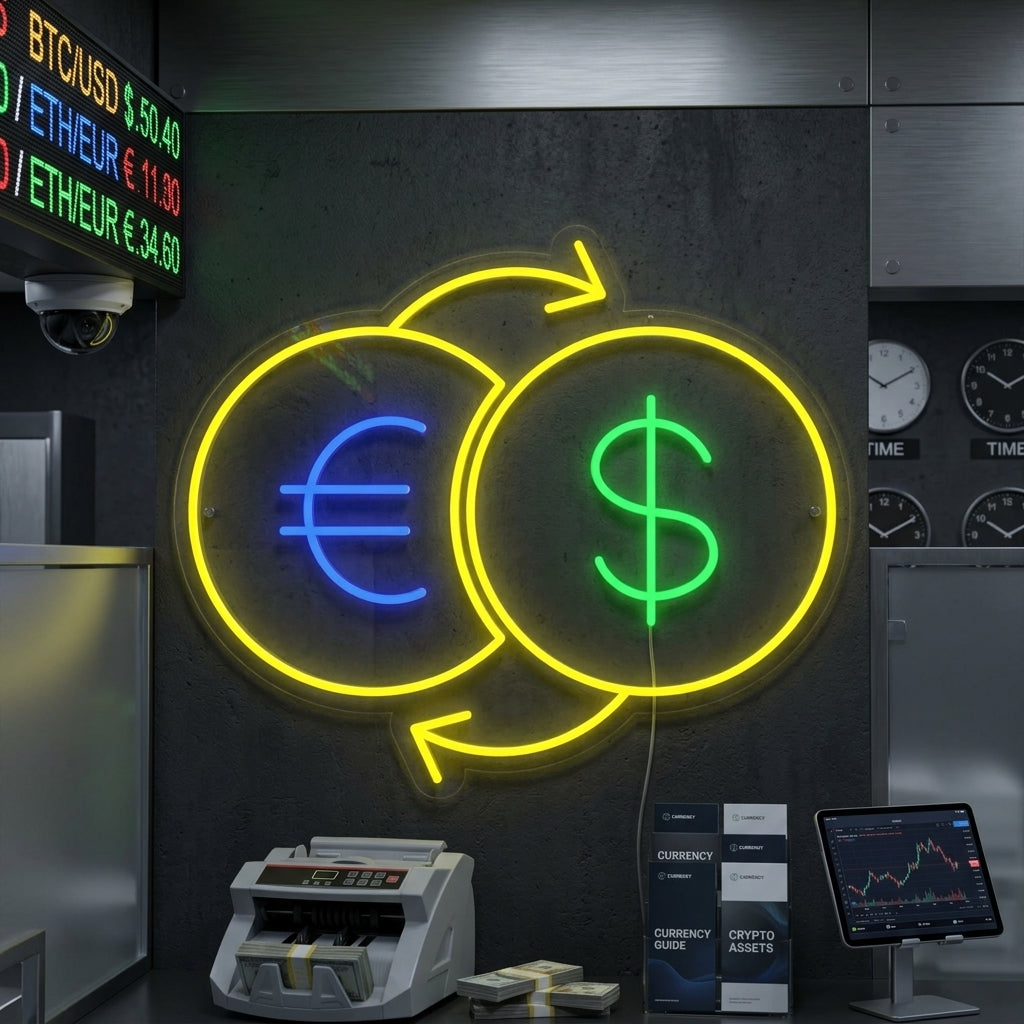 "Money Exchange" Neon Sign