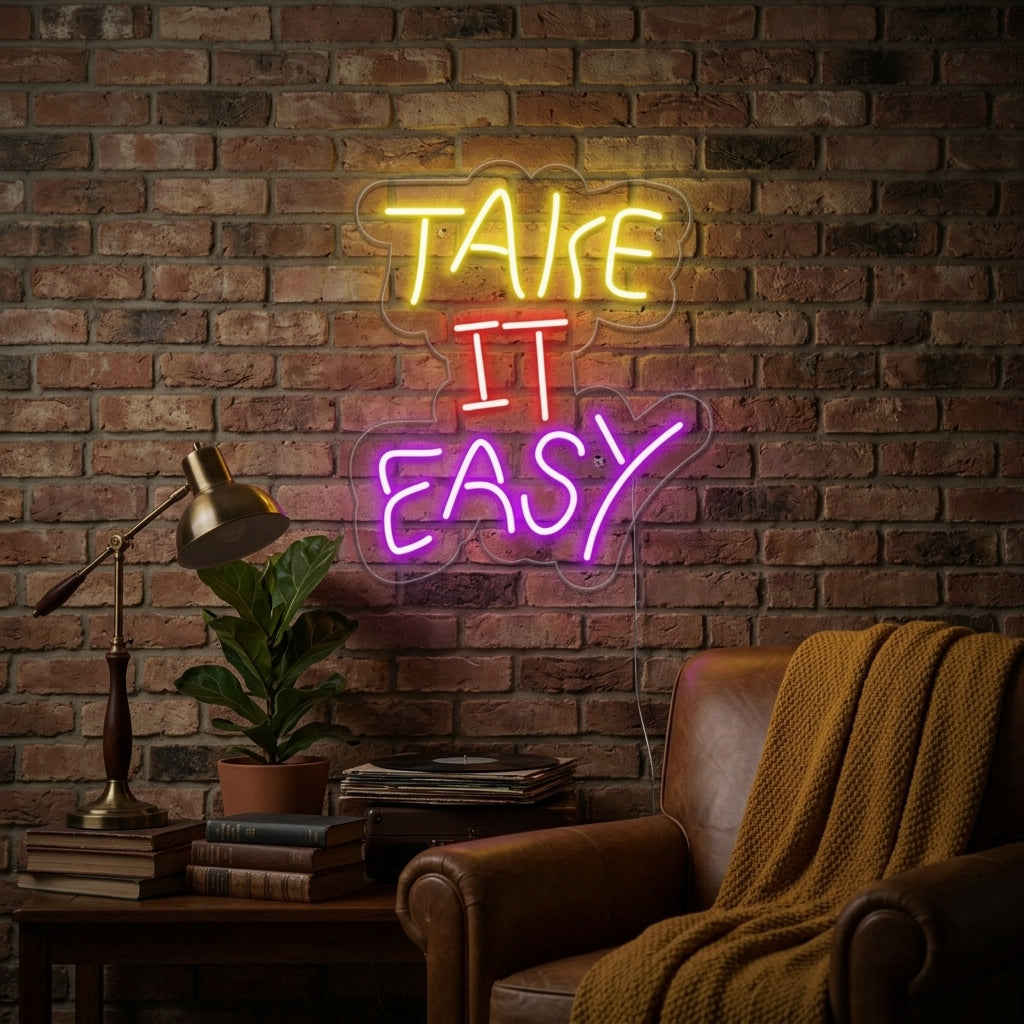 "Take it Easy" Neon Sign