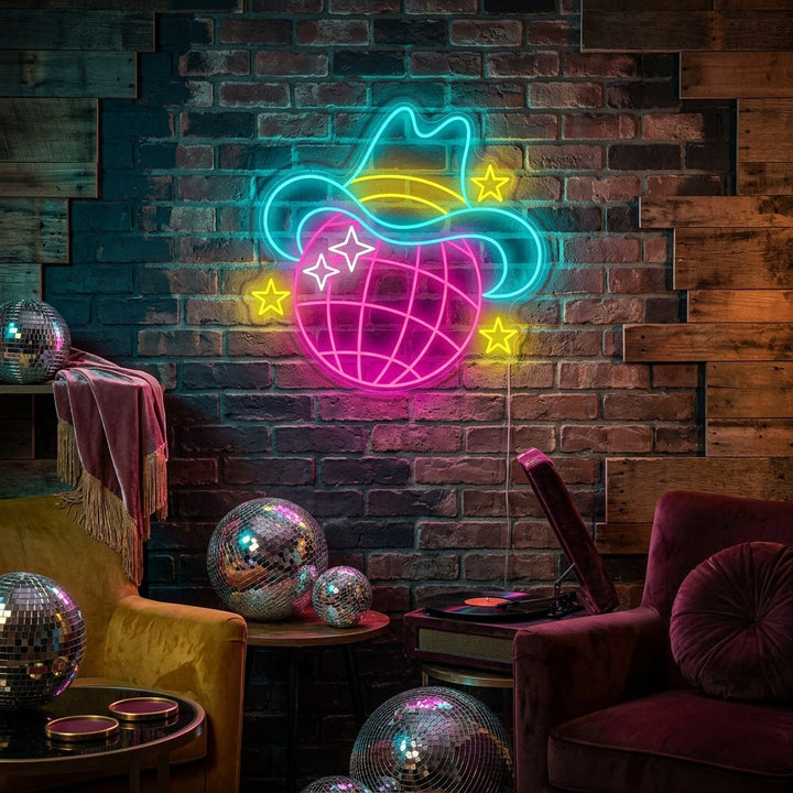 "Disco Ball" Neon Sign