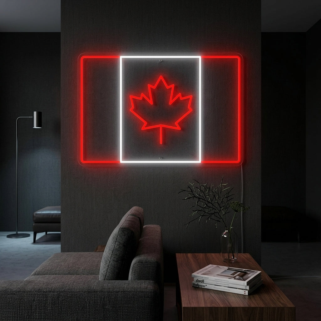 "Flag of Canada" Neon Sign