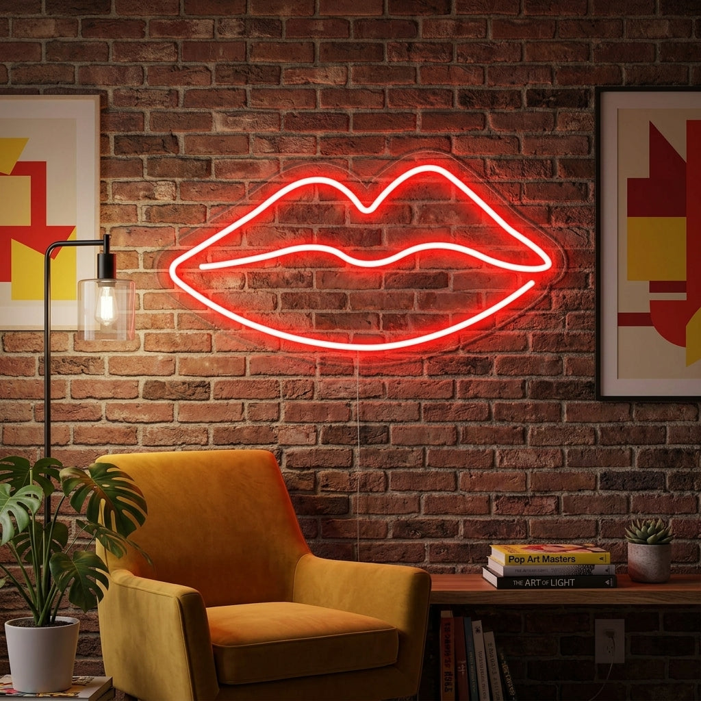 "Lips" Neon Sign