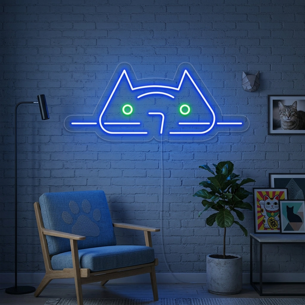 "Cool Cat" Neon Sign