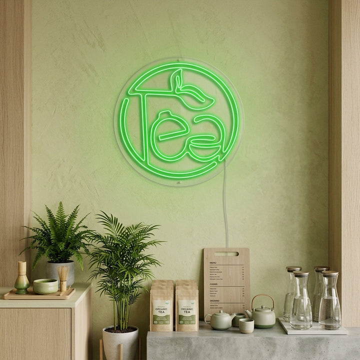 "Green Tea" Neon Sign