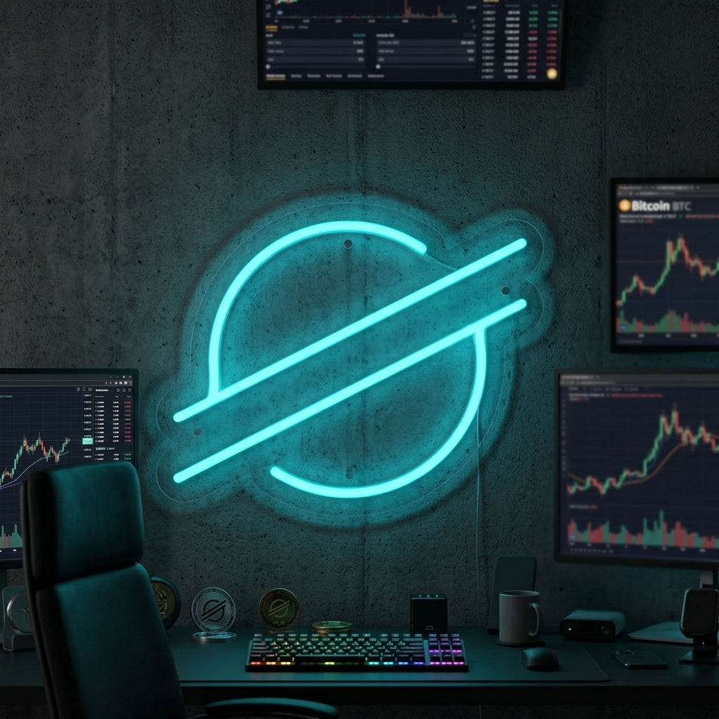 "Stellar XLM" Neon Sign
