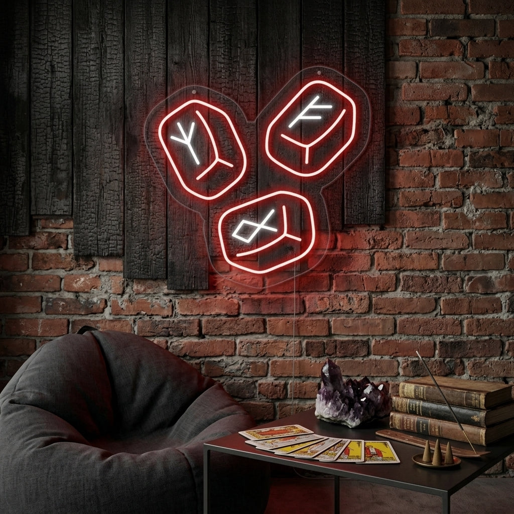 "Nordic Runestones" Neon Sign