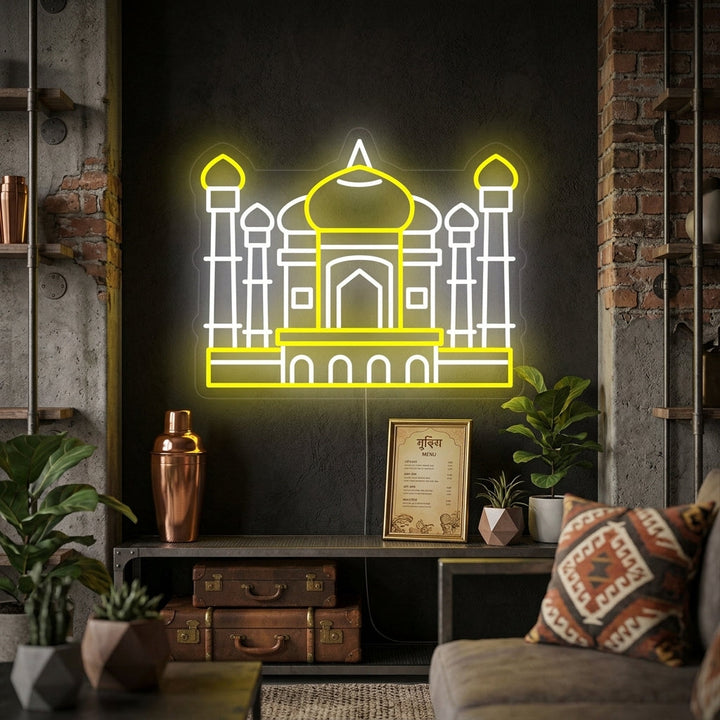 "India Taj Mahal" Neon Sign
