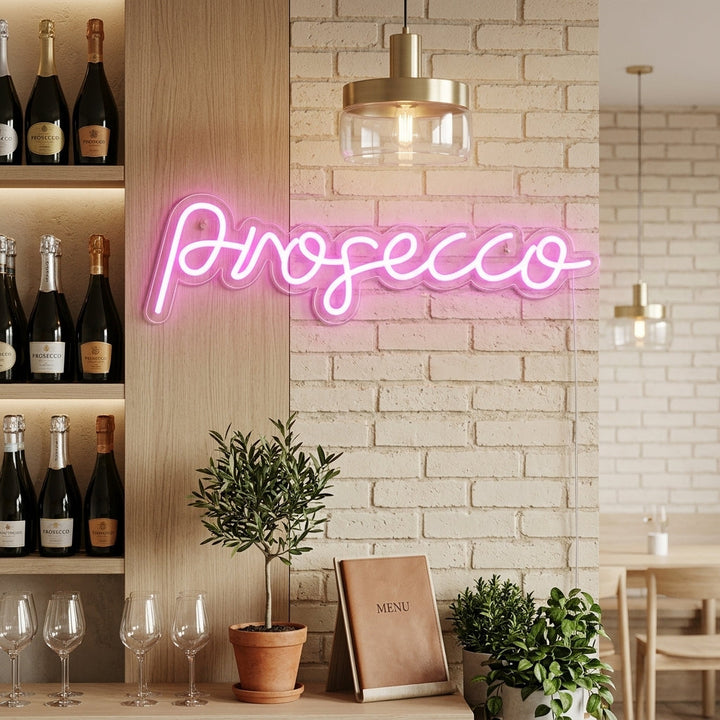 "Prosecco Beer Bar" Neon Sign
