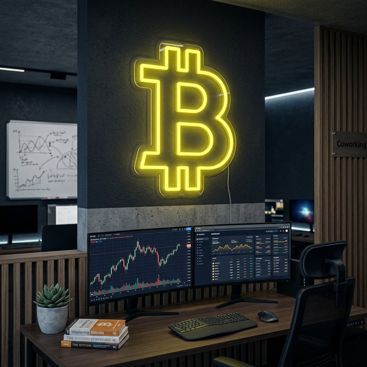 "Bitcoin B" Neon Sign