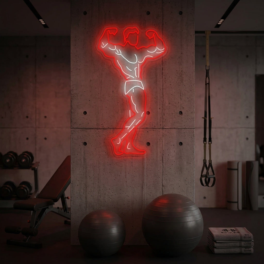 "Gym Hero" Neon Sign