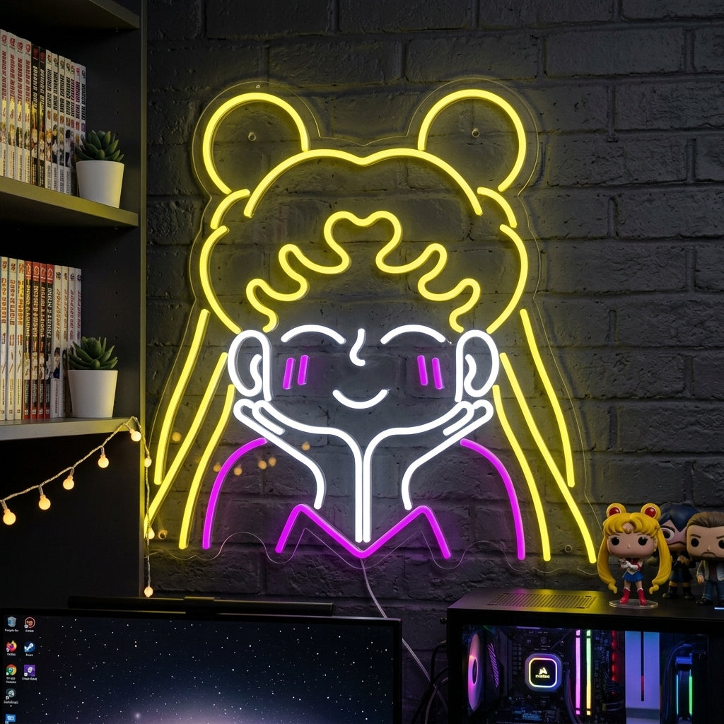 "Sailor Moon" Neon Sign