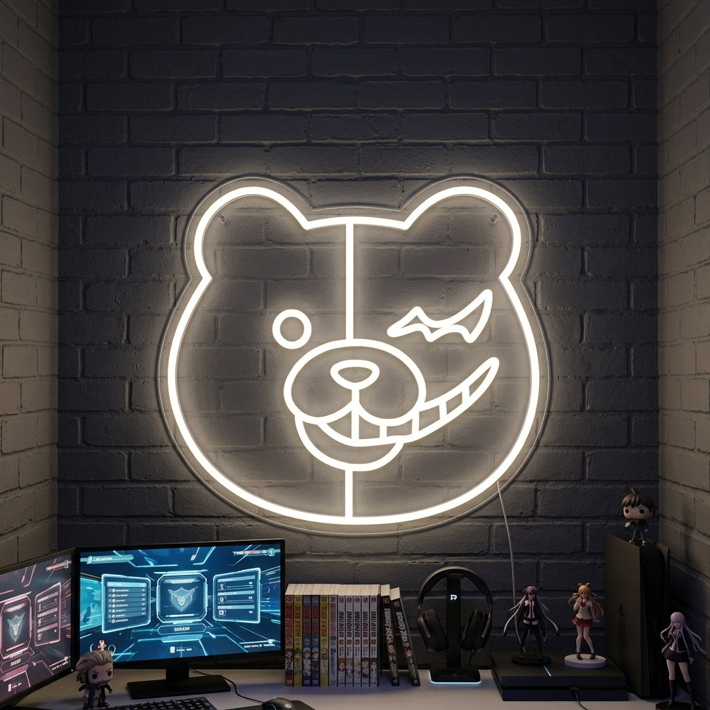 "Monokuma" Neon Sign